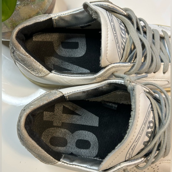 P448 JOHN LOW TOP WHITE SNEAKERS 36 - Picture 4 of 5